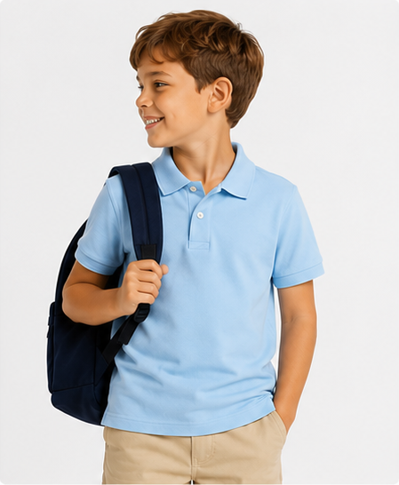 LIUMI Kids premium polo marškinėliai