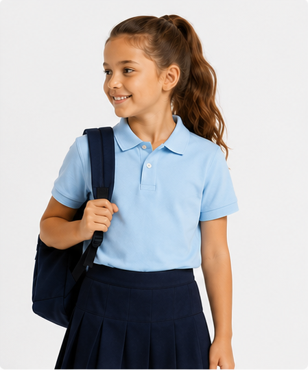 LIUMI Kids premium polo marškinėliai