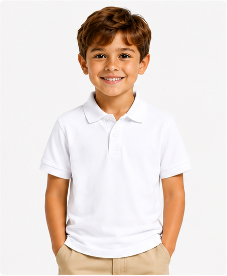 LIUMI Kids premium polo marškinėliai